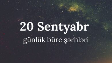 20 Sentyabr burcler