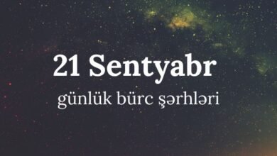 21 Sentyabr burcler