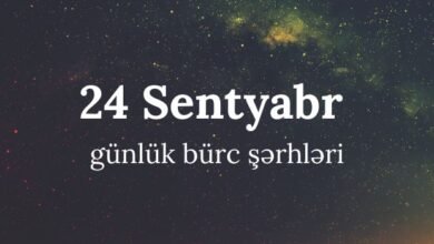 24 Sentyabr burcler