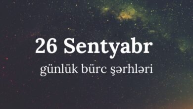 26 Sentyabr burcler